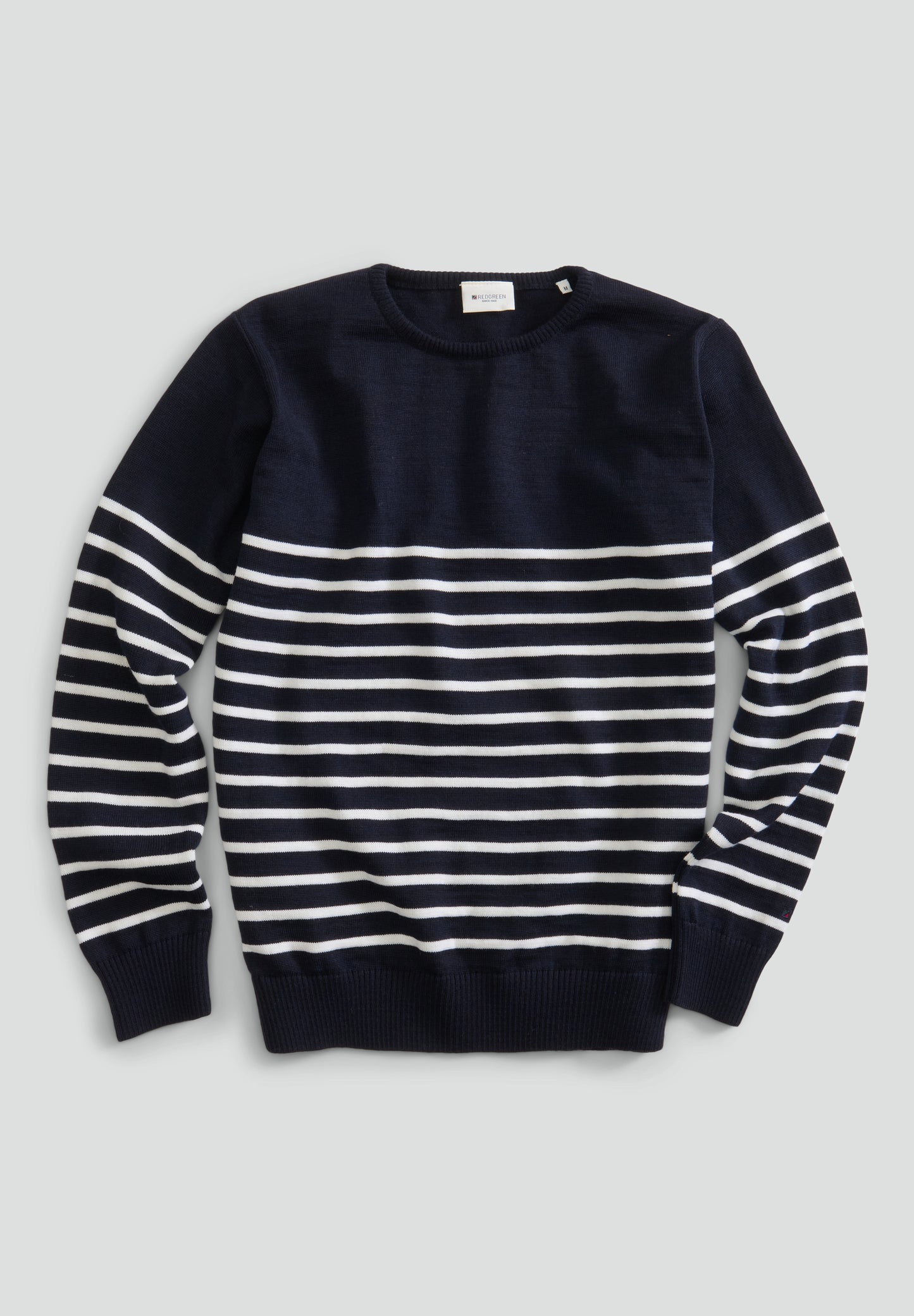 Woolen Long Sleeve Sweater Jan - Striped Seafarer