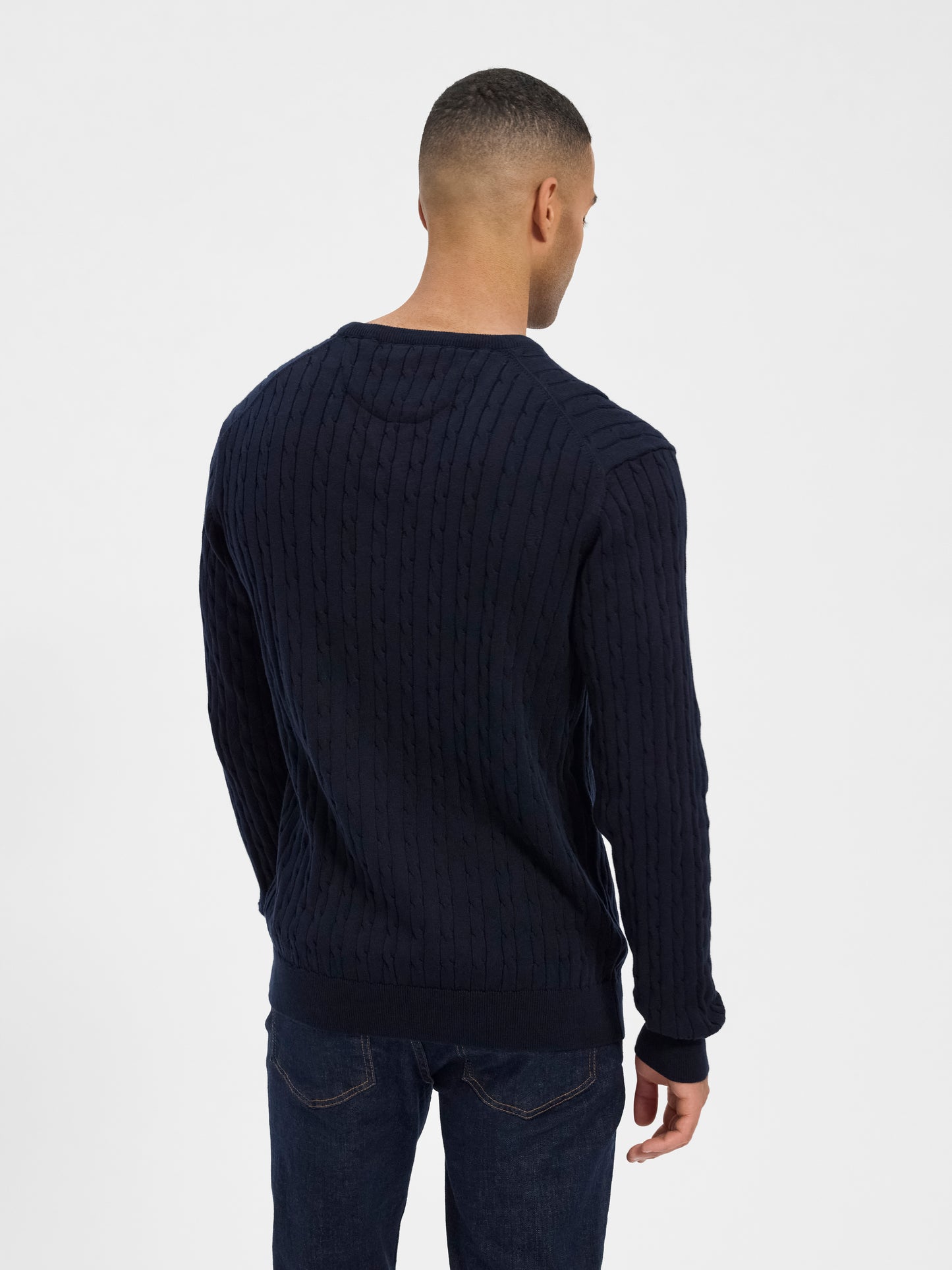 Woolen Long Sleeve Jorn - Navy