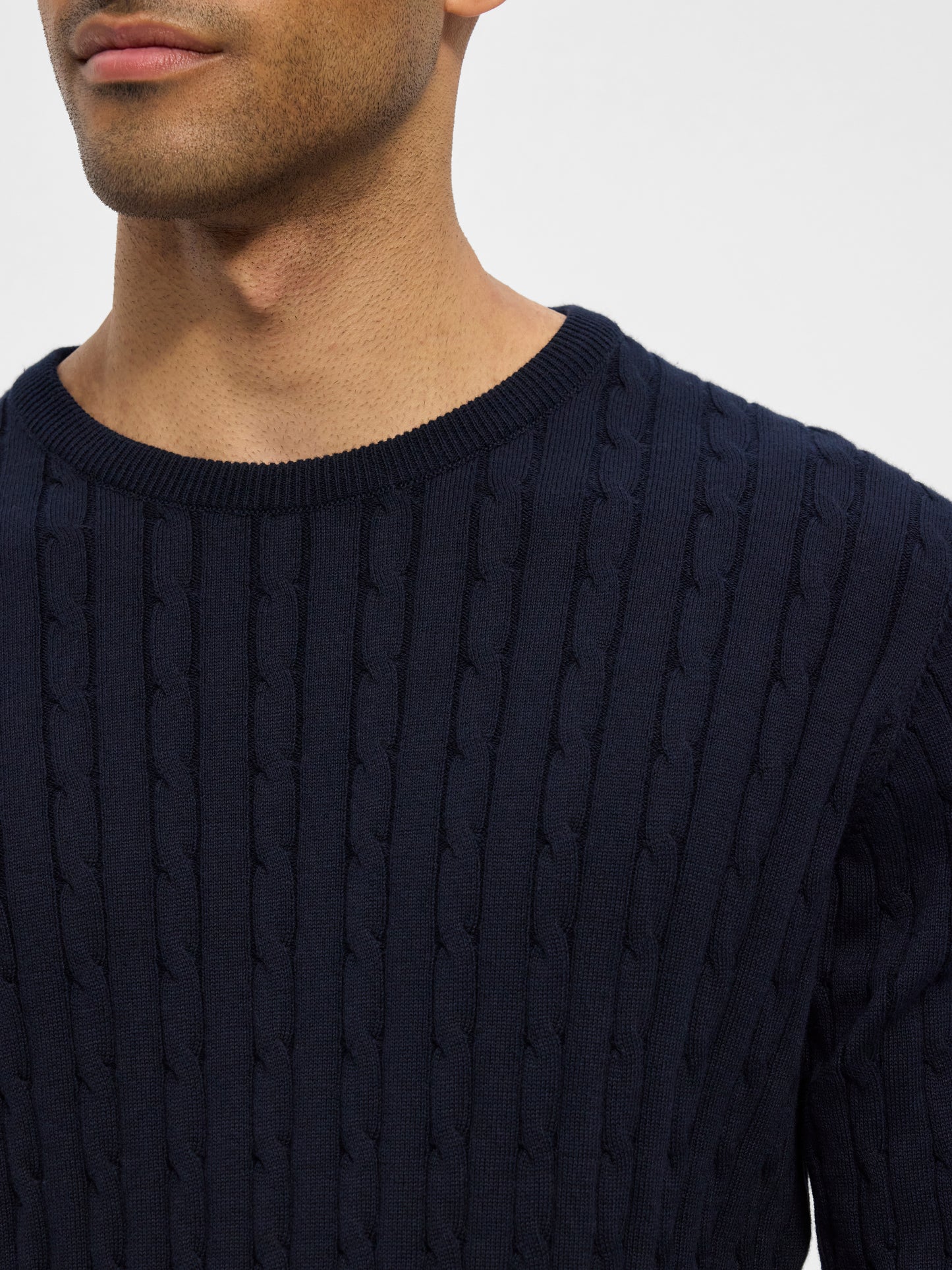 Woolen Long Sleeve Jorn - Navy