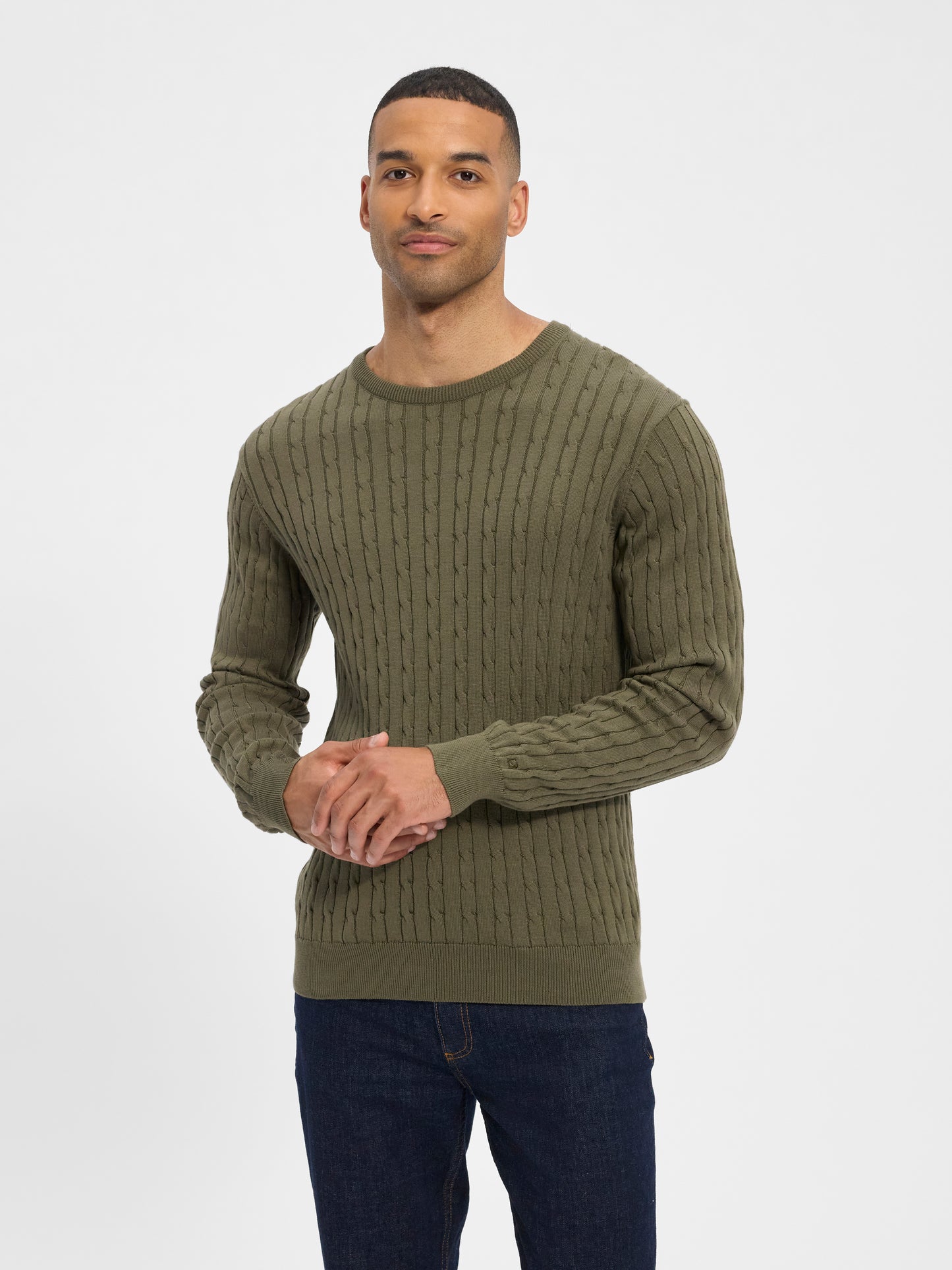 Woolen Long Sleeve Jorn - Olive Green