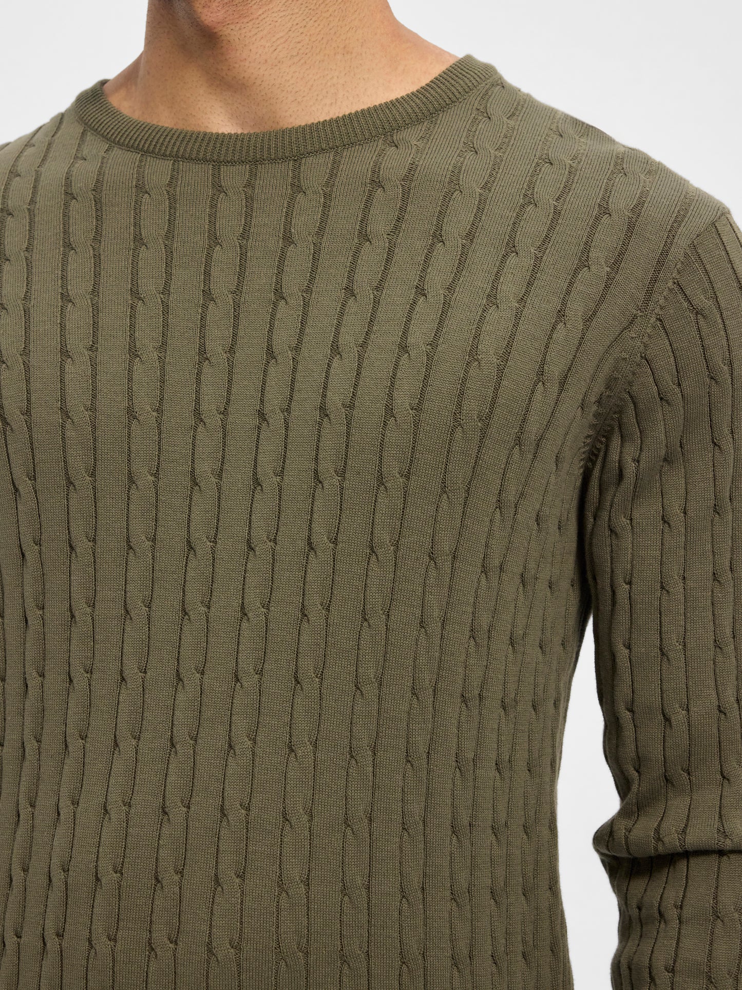 Woolen Long Sleeve Jorn - Olive Green