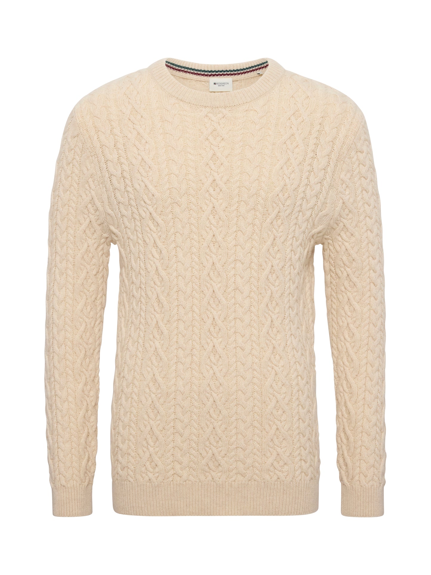 Woolen Long Sleeve Jumper - Off White