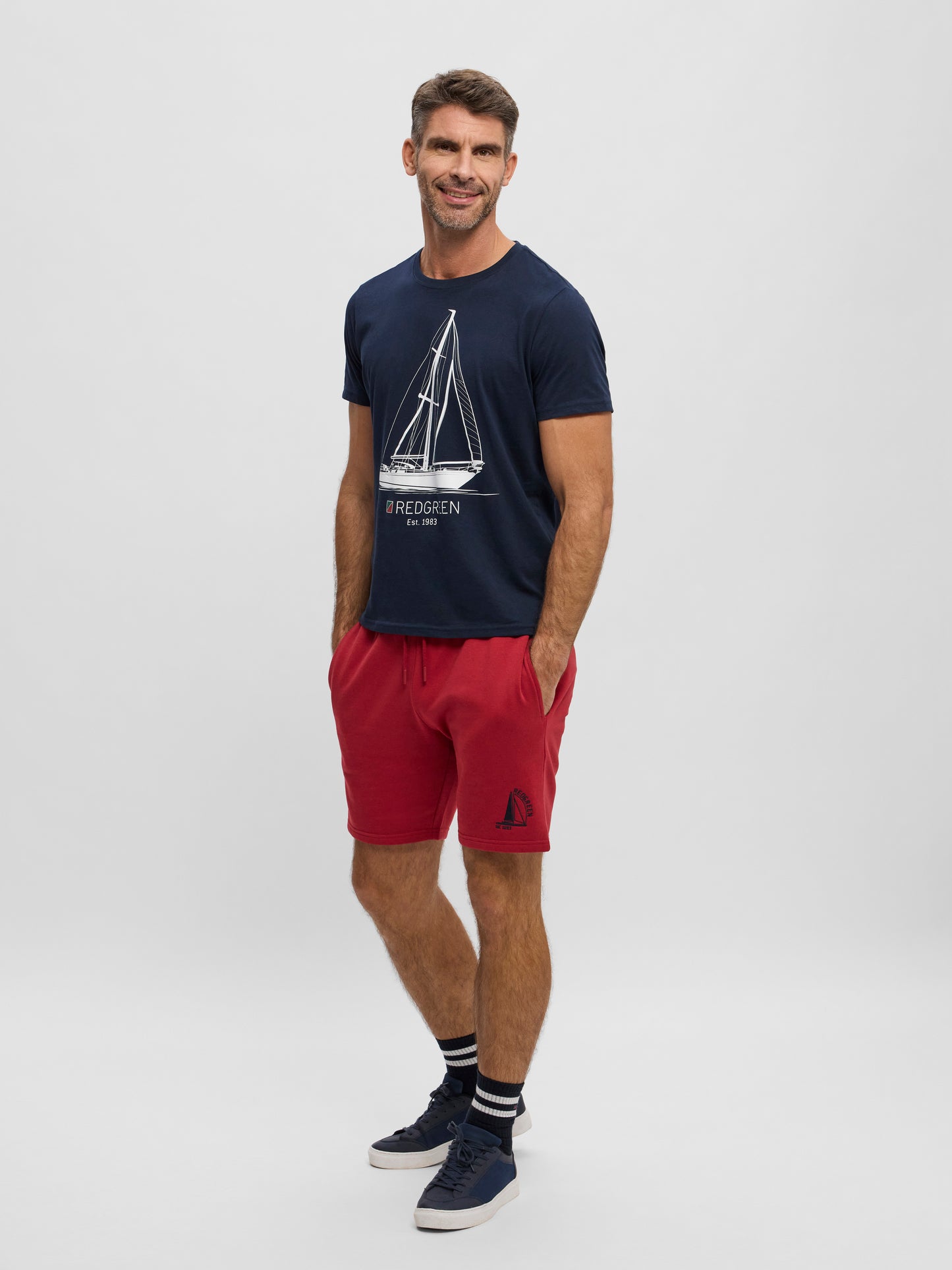 T-Shirt Sailing Design - Solid Navy