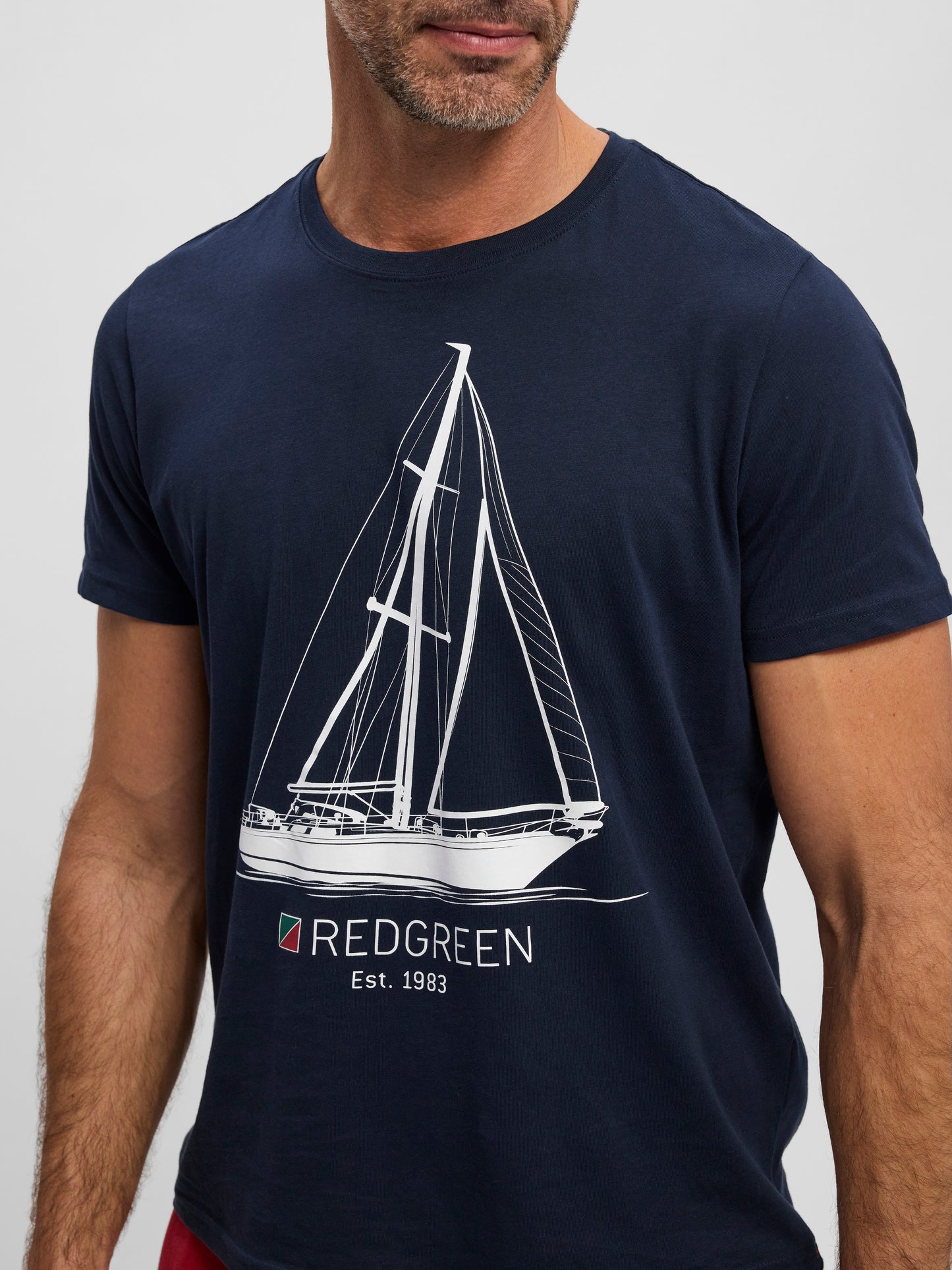 T-Shirt Sailing Design - Solid Navy