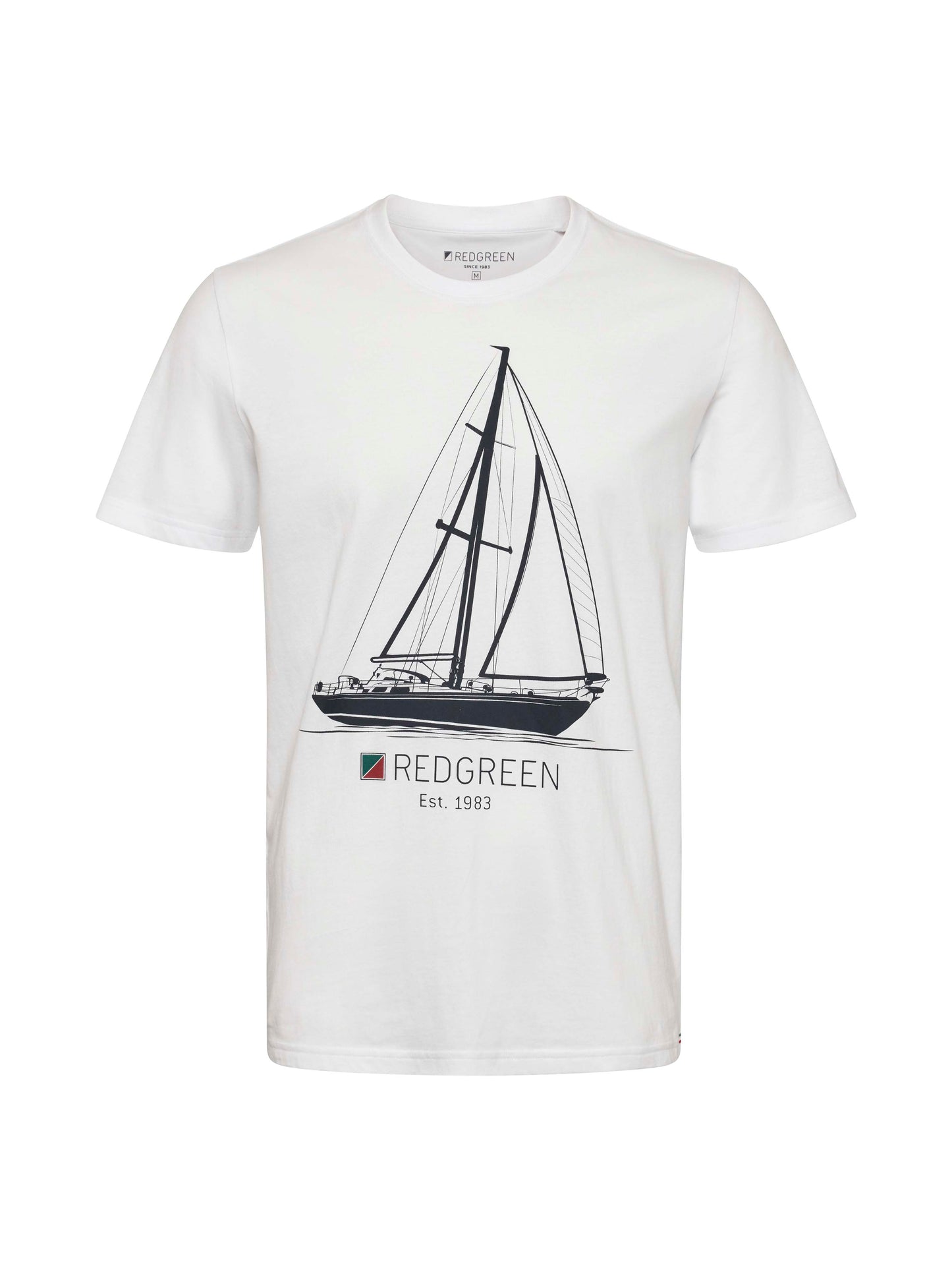 T-Shirt Sailing Design - Solid White